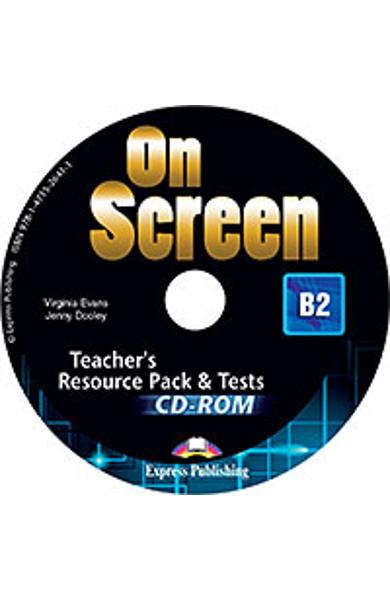 Curs limba engleza On Screen B2 Material Aditional pt. Profesor cu teste CD-Rom (revizuit 2015) 