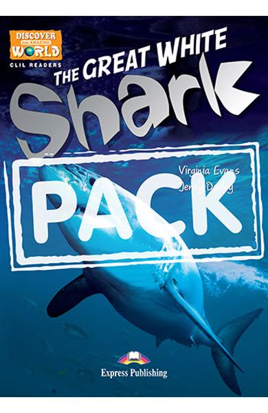 Literatura CLIL The Great White Shark Pachetul profesorului (reader cu cross-platform APP. + TB pe CD-ROM) 978-1-4715-1654-2
