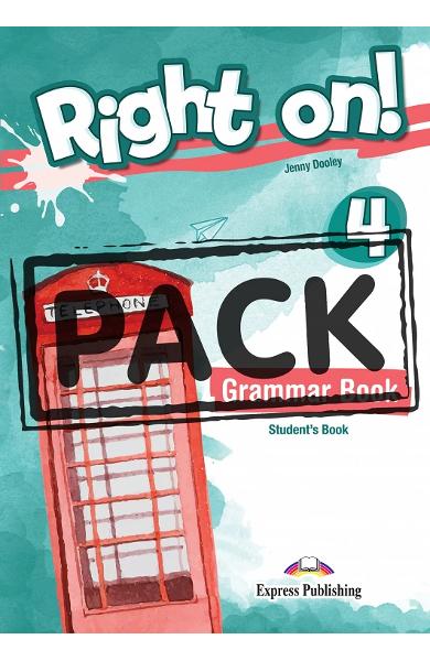 Curs limba engleza Right On 4 Gramatica + Digibooks App. 978-1-4715-6936-4