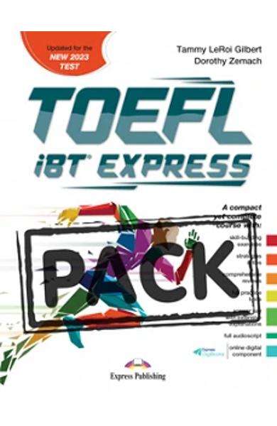 CURS LB. ENGLEZA TOEFL IBT EXPRESS NEW 2023 TEST CU DIGIBOOK 