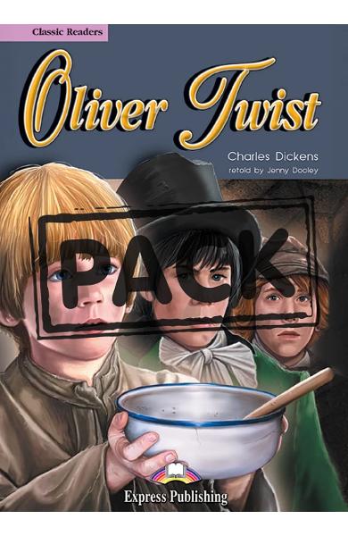 LITERATURA ADAPTATA PT. COPII OLIVER TWIST CU DIGIBOOKS APP. 