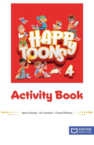 CURS LB. ENGLEZA HAPPY TOONS 4 CAIETUL ELEVULUI CU DIGIBOOK APP. 